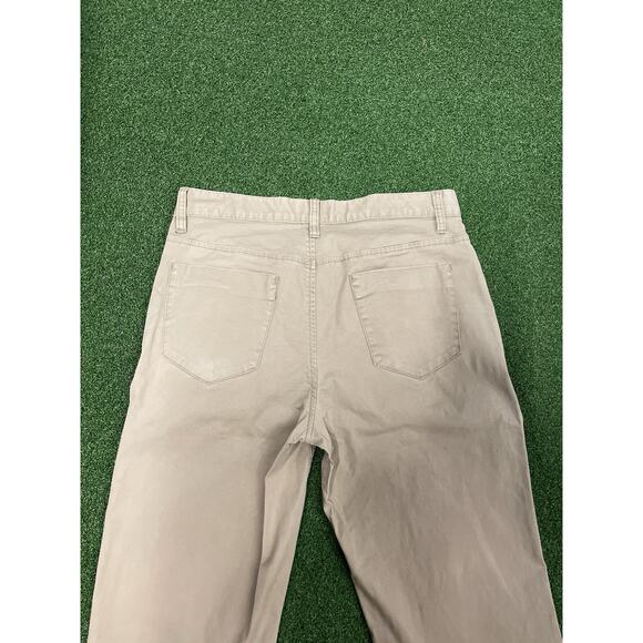 ALFANI MEN'S PANTS BROWN SIZE 30X30 SLIM FIT STRETCH STRAIGHT KHAKI CASUAL CHINO - Picture 6 of 6